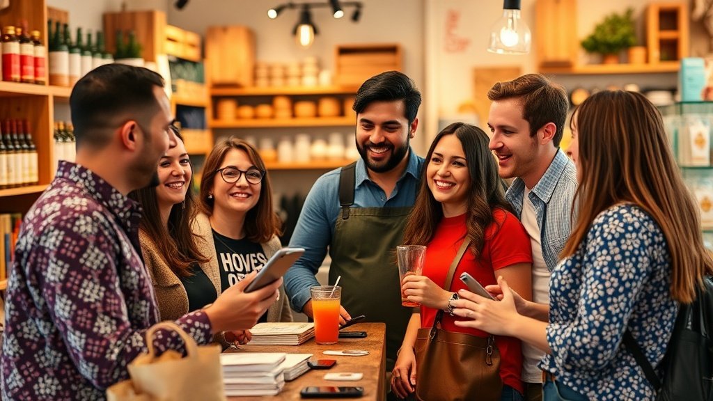 Marque locale succès communauté fidèle