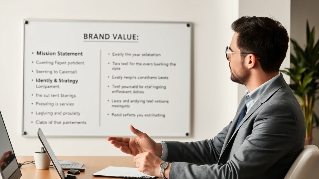 Définition identité et valeurs marque