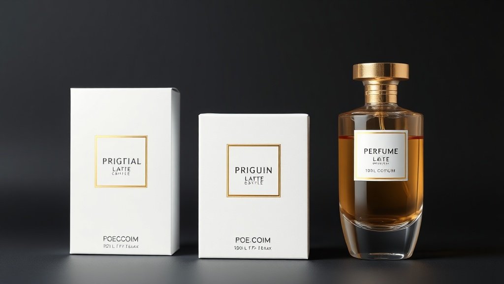Identité visuelle marque de parfum
